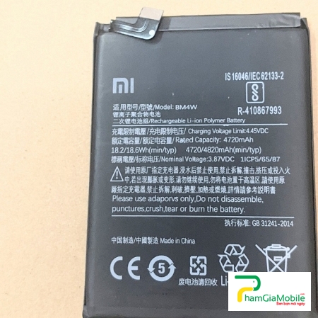 Pin Xiaomi Redmi Note 9 Pro 5G Mã BM4W New